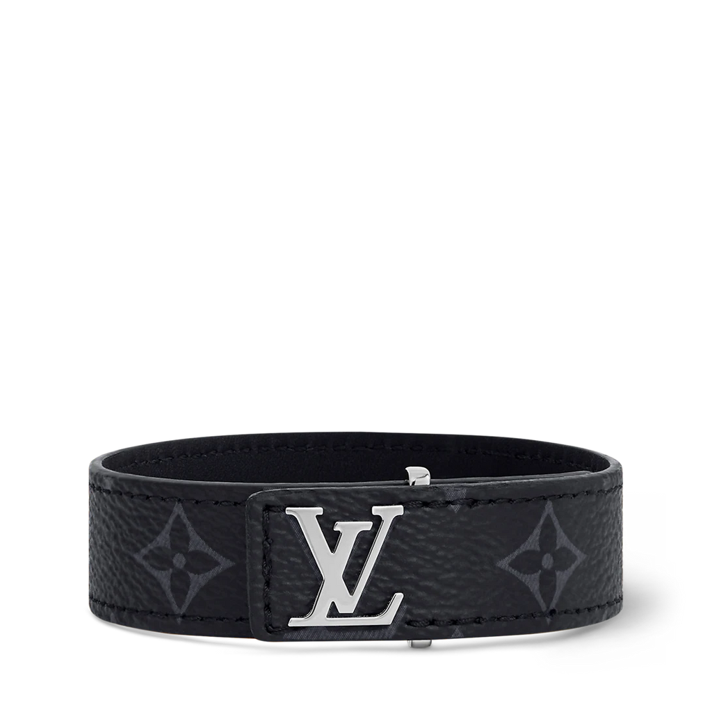 Louis Vuitton Slim Bracelet Monogram Eclipse Canvas
